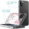 iMoshion Hoesje Geschikt voor iPhone 11 Pro Hoesje Siliconen - iMoshion Design hoesje - Roze / Transparant / Blossom Watercolor