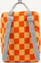 Sticky Lemon Backpack/Boekentas Large Farmhouse - Checkerboard - Pear Jam - Ladybird Red