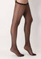 Oroblu Temptation 15 - Panty met jarretel gordel - Zwart
