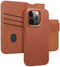 Accezz iPhone 14 Pro - Leather Bookcase 2-in-1 voor MagSafe - Sienna Brown