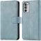 iMoshion Hoesje Geschikt voor Motorola Moto G53 Hoesje Met Pasjeshouder - iMoshion Luxe Bookcase - Lichtblauw