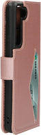 Mobiparts Galaxy S22 - Classic Wallet Case - Ruimte voor pasjes - Roze
