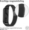 iMoshion Bandje Geschikt voor Xiaomi Mi Band 5 / 6 - iMoshion Milanees magnetische band met inkliksysteem - Zwart