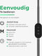 SBR Glow Vloerlamp - Staande lamp - Leeslamp - 3 lichtkleuren - Dimbaar - in hoogte verstelbaar - Daglichtlamp - Zwart