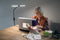 SBR Glow Vloerlamp - Staande lamp - Leeslamp - 3 lichtkleuren - Dimbaar - in hoogte verstelbaar - Daglichtlamp - Zwart
