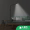 SBR Glow Vloerlamp - Staande lamp - Leeslamp - 3 lichtkleuren - Dimbaar - in hoogte verstelbaar - Daglichtlamp - Zwart