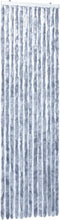 vidaXL - Vliegengordijn - 56x200 - cm - chenille - zilverkleurig