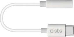 SBS Adapter Type-C (m) to Jack 3.5mm (f), white