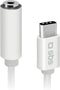 SBS Adapter Type-C (m) to Jack 3.5mm (f), white