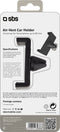 SBS Air Clip Ventilatierooster Telefoonhouder Auto met Klem - Zwart