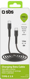 SBS Cable Type C - Type C 2.0 (1.5m), zwart