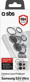 SBS Camera Lens Protector geschikt voor Samsung Galaxy S24 Ultra Glazen Camera Lens Protector - Case Friendly
