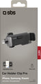 SBS Clip Pro Ventilatierooster Telefoonhouder Auto met Klem - Zwart