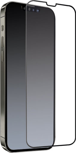 SBS Full Cover Gehard Glas Ultra-Clear Screenprotector voor Apple iPhone 13 Pro Max - Zwart