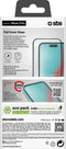 SBS Full Cover Screenprotector geschikt voor Apple iPhone 15 Pro Glazen Screenprotector - Case Friendly - Zwart