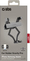 SBS Gravity Pro - Auto Smartphonehouder - Zwart/Grijs
