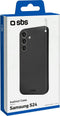 SBS Instinct Telefoonhoesje geschikt voor Samsung Galaxy S24 Hoesje Flexibel TPU Backcover - Zwart