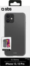 SBS Mobile Skinny Cover voor iPhone 12 /12 Pro - Transparant