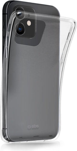 SBS Mobile Skinny Cover voor iPhone 12 /12 Pro - Transparant
