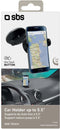 SBS One Touch Zuignap Telefoonhouder Auto met Klem - Zwart