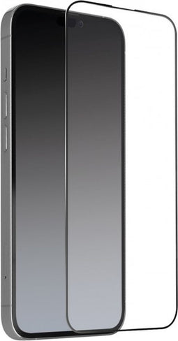 SBS Screenprotector geschikt voor Apple iPhone 14 Pro Glazen | SBS Full Cover Screenprotector - Case Friendly - Zwart