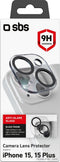 SBS Screenprotector geschikt voor Apple iPhone 15 Glazen | SBS Camera Lens Protector - Case Friendly