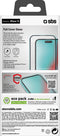 SBS Screenprotector geschikt voor Apple iPhone 15 Glazen | SBS Full Cover Screenprotector - Case Friendly - Zwart