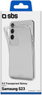 SBS Skinny - Telefoonhoesje geschikt voor Samsung Galaxy S23 Hoesje Flexibel TPU Backcover - Transparant