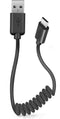 SBS USB-A naar Micro USB Kabel 0.5 Meter - Zwart