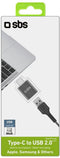 SBS USB-C male naar USB female adapter