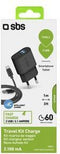 SBS USB thuislader met Type-C kabel