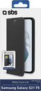 SBS Wallet Lite Telefoonhoesje geschikt voor Samsung Galaxy S21 FE Hoesje Bookcase - Zwart