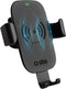 SBS Wireless Charging Gravity Ventilatierooster Telefoonhouder Auto - Zwart