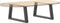 vidaXL - Eettafelpoten - 2 - st - V-vormig - 50x(30-31,3) - cm - staal - antraciet