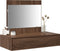 vidaXL - Wandkaptafel - Bruin - Eik - 83x40x70 - cm