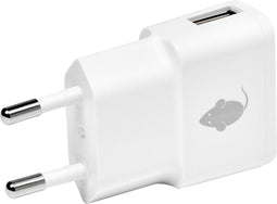 Greenmouse Oplader - USB-A 1A - 220 Volt - Wit