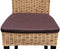SVJ Eetkamerstoelen - 60x48x98 cm - Rotan - Bruin - Set van 4