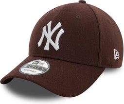 New Era - New York Yankees Melton Wool Dark Brown 9FORTY Adjustable Cap