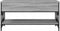 vidaXL - Salontafel - 100x50x50 - cm - bewerkt - hout - en - metaal - grijs - sonoma