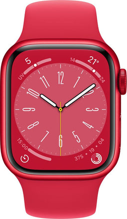Apple Watch Series 8 - 4G - ECG en Crashdetectie - Rood Aluminium