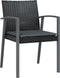 vidaXL - Tuinstoelen - 2 - st - met - kussens - 56,5x57x83 - cm - poly - rattan - zwart