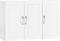 SoBuy FRG231-L-W - Wandkast 3 Deuren - Verstelbare Plank - Wit 90x30x60cm
