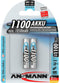 Ansmann NiMH - Micro AAA - 1100mAh (min. 1050mAh) (2 stuks)