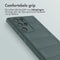 imoshion Hoesje - Geschikt voor Samsung Galaxy S22 Ultra - EasyGrip Backcover - Donkergroen