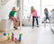 BS Toys Skittles Bowling Kegelspel - Bowlingset kinderen - bowlingset speelgoed - Actiespel - Houten speelgoed - Kinder Speelgoed 4 Jaar - Buiten speelgoed - Buitenspel - Buiten Spellen - Tuin Speelgoed - Rood & Wit - 6 Kegels