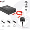 Club 3D CAC-1906 - Reisoplader 132W - 4 poorten USB Type-A en -C - Power Delivery (PD) 3.0 - Zwart