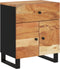 vidaXL - Nachtkastje - 50x33x60 - cm - massief - acaciahout - en - bewerkt - hout