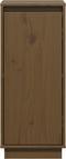 vidaXL - Dressoir - 31,5x34x75 - cm - massief - grenenhout - honingbruin