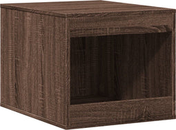 vidaXL - Kattenbakkast - 47x59x42 - cm - bewerkt - hout - bruin - eikenkleurig