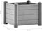 vidaXL - Plantenbak - verhoogd - 43x43x35 - cm - PP - steengrijs